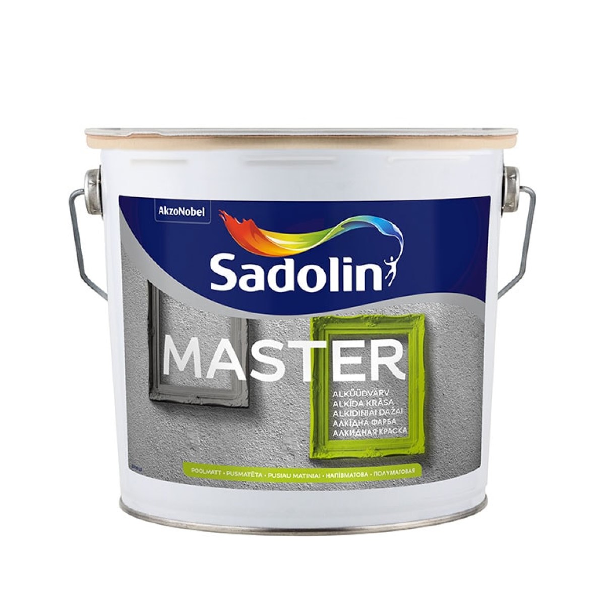 Sadolin MASTER pusmatēta balta BW 2.5 L